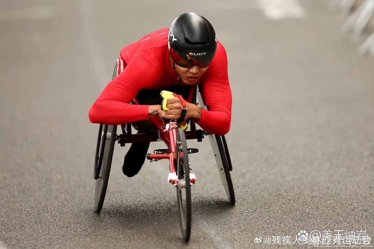 金华选手勇夺残特奥会男子T54级马拉松桂冠